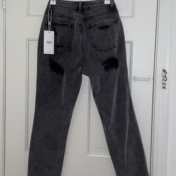 NWT High Rise Straight Black Jeans Forever 21 - Picture 5 of 8